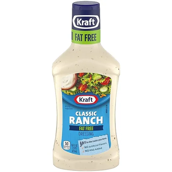 Kraft Fat Free Ranch Dressing - 16 oz bottle