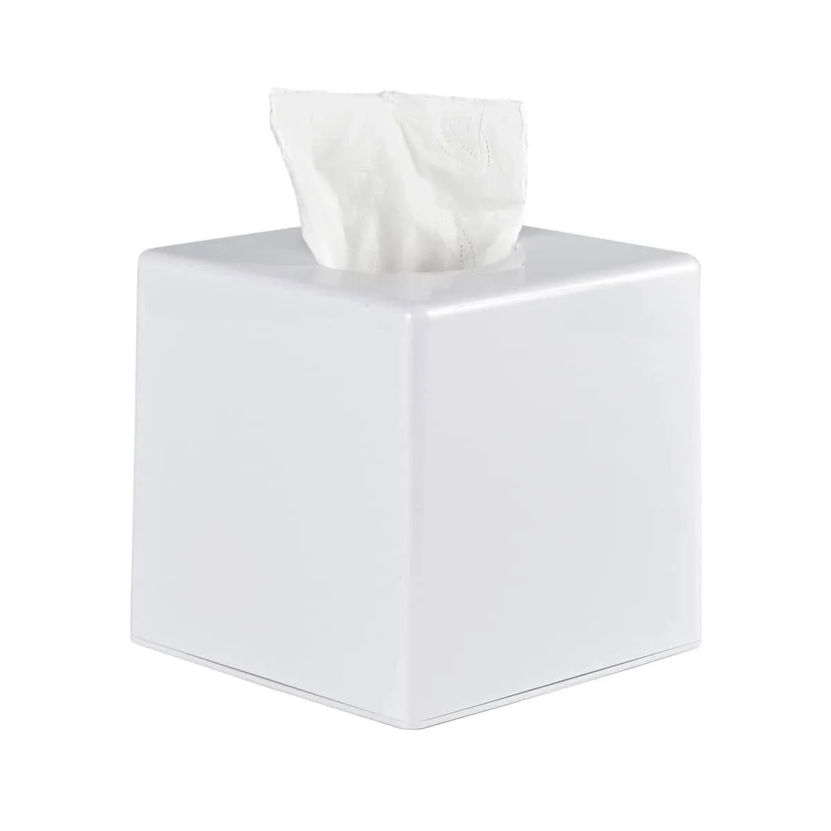 Y-in Hand Tissue Box Cover Square Facial Tissue Holder Storage for Bathroom ...