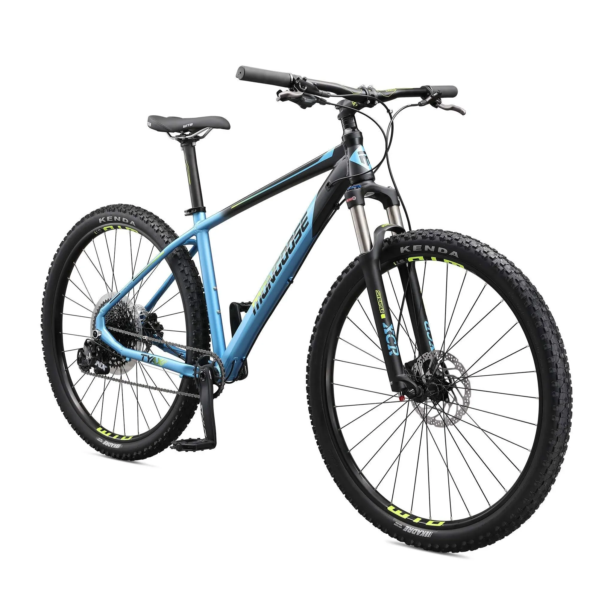 Mongoose Tyax Comp, Sport, and Expert Adult Mountain Bike, 27.5-29-Inch Wheels, Tectonic T2 Aluminum Frame, Rigid Hardtail, Hydraulic Disc Brakes