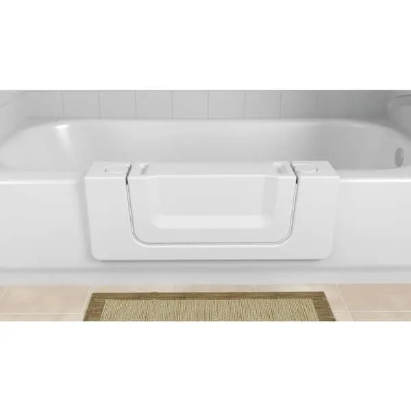 Cleancut Wide White Convertible Bathtub Conversion Kit C-W-W