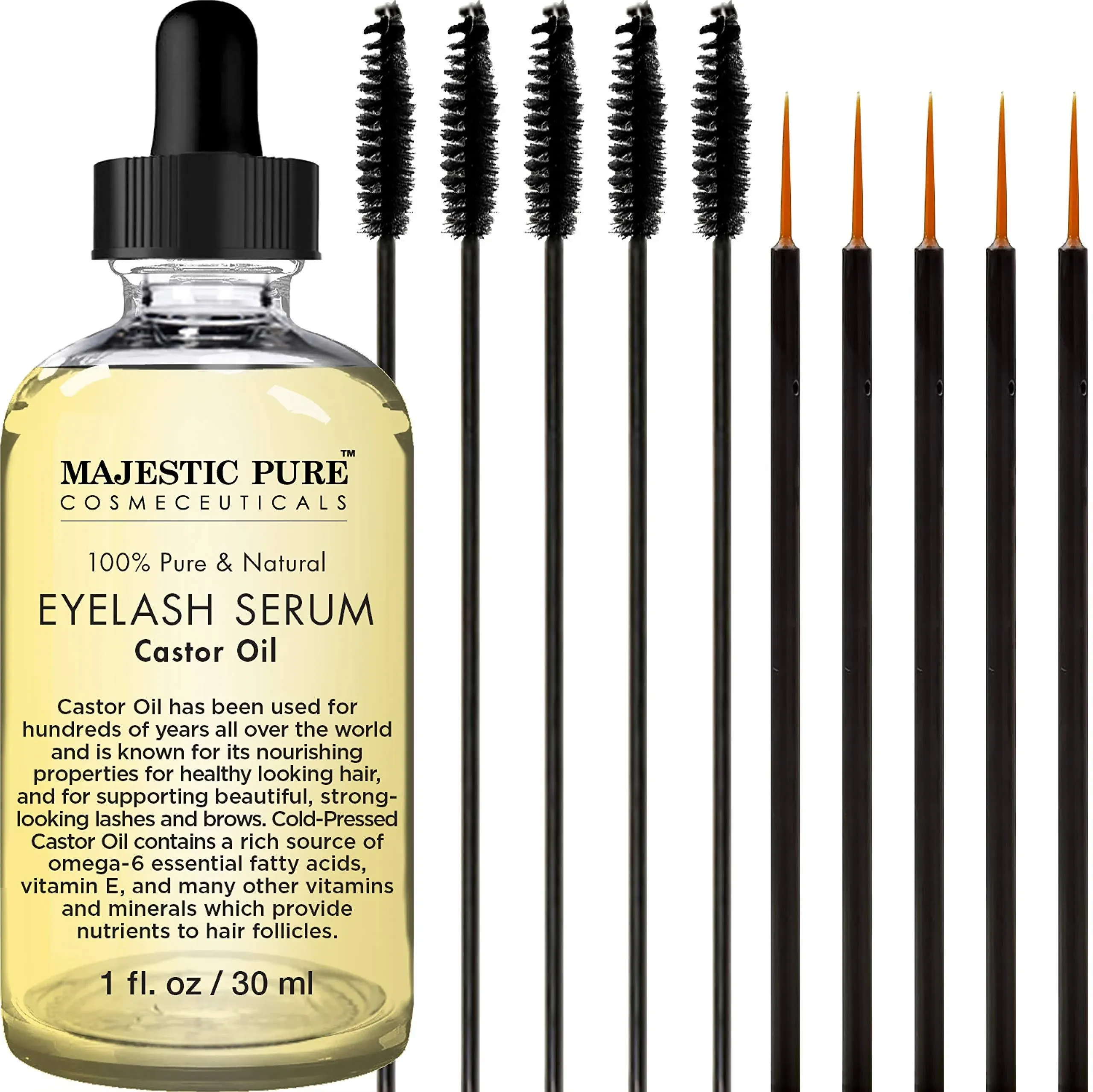 Majestic Pure Castor Oil Eyelash Serum1 fl oz