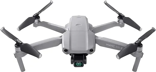 DJI Mavic Air 2 - Drone Quadcopter UAV with 48MP Camera 4K Video 8K Hyperlapse 1/2" CMOS Sensor 3-Axis Gimbal 34min Flight Time ActiveTrack 3.0 Ocusync 2.0, Gray
