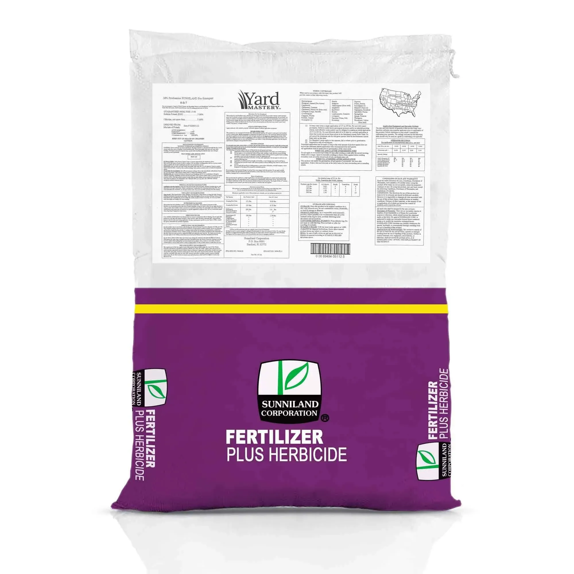 0-0-7 Granular Prodiamine Pre-Emergent Herbicide Fertilizer | Yard Mastery