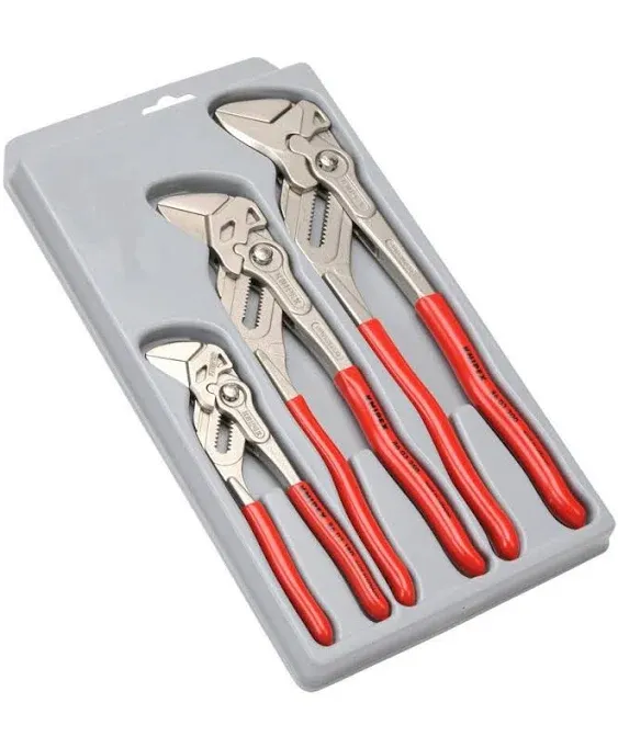 KNIPEX Tools 00 20 06 US2, Pliers Wrench 3-Piece SetKNIPEX Tools 00 20 06 US2, Pliers Wrench 3-Piece Set