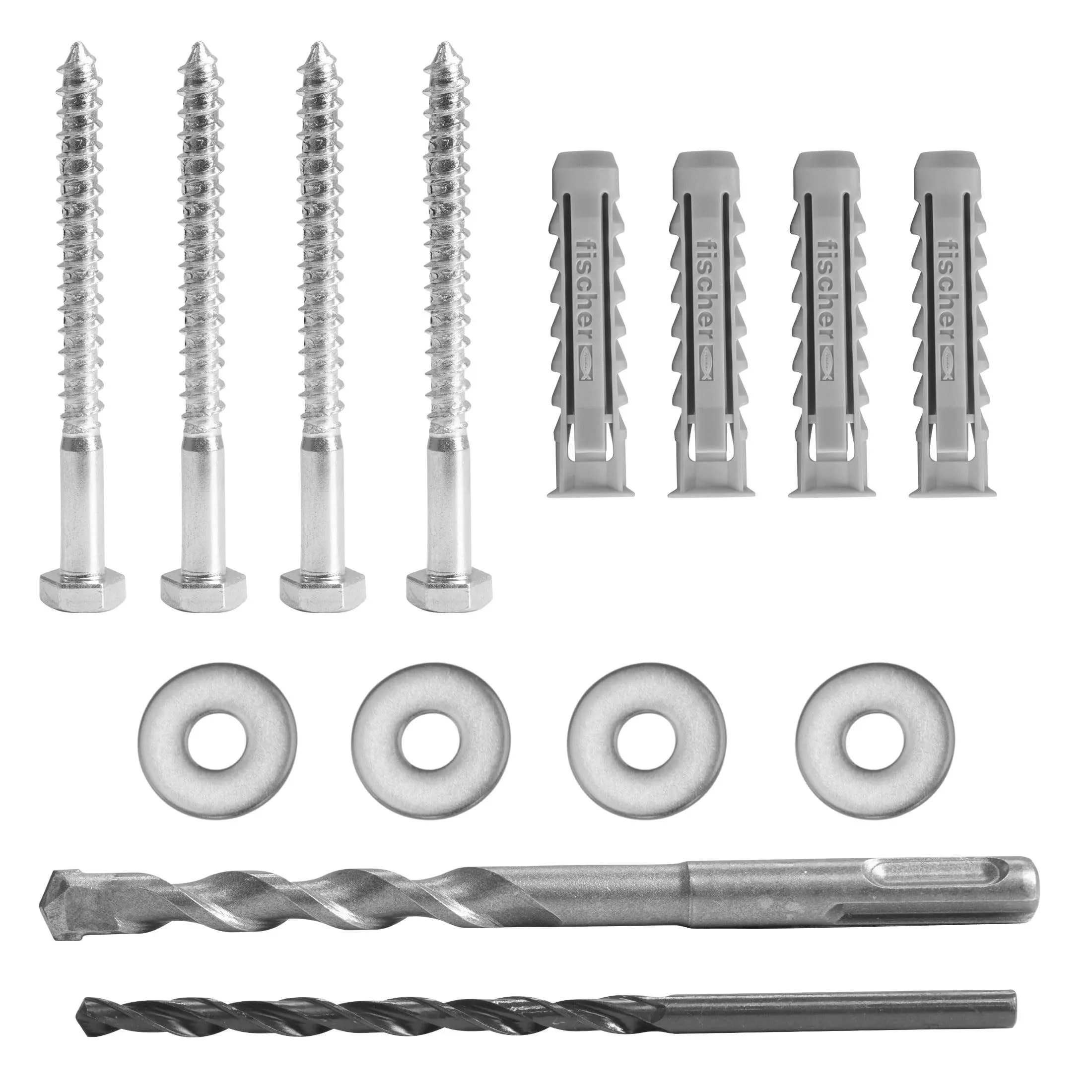 Mount-It! MI-9008 TV Mount Lag Screw & Drill Bit Kit