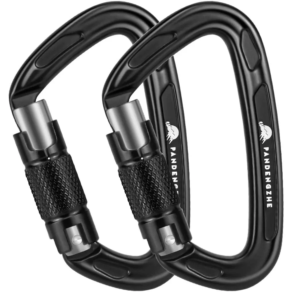 Climbing Carabiners 25kn 5620 Lbs 3.9&#034; Heavy Duty Carabiner Clip Multipurpose 