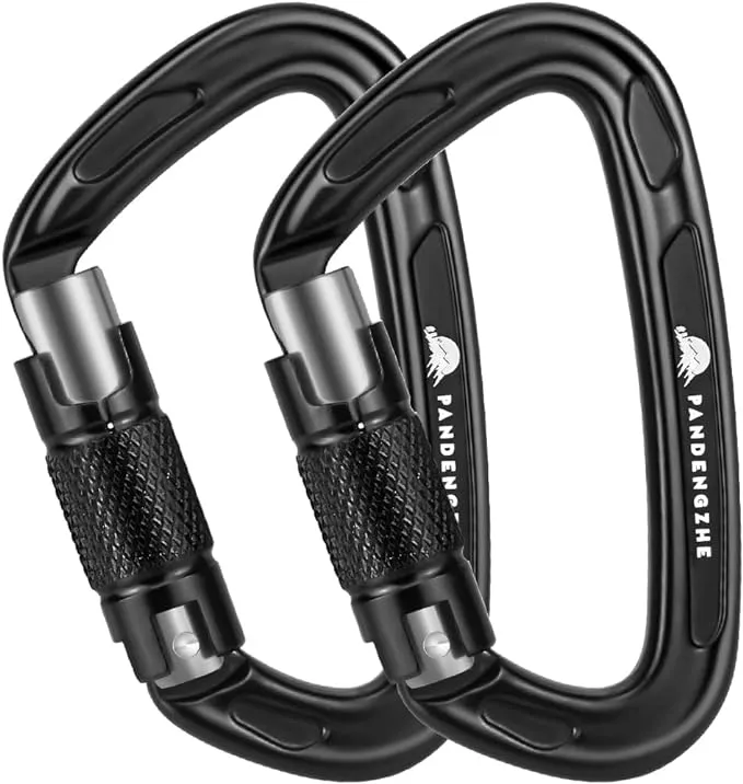 Climbing Carabiners 25kn 5620 Lbs 3.9&#034; Heavy Duty Carabiner Clip Multipurpose 