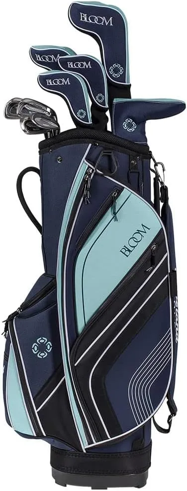 Cleveland Ladies Bloom Packaged Golf Set 2Wds/2Hyb/#7-Sand Wedge/Putter/Bag...