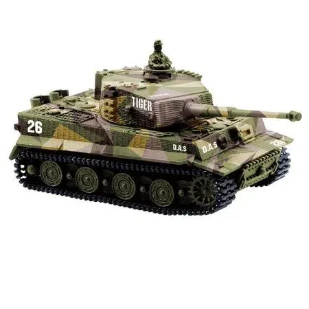 Cheerwing 1:72 German Tiger I Panzer Tank Remote Control Mini RC Tank with Rotating Turret and Sound