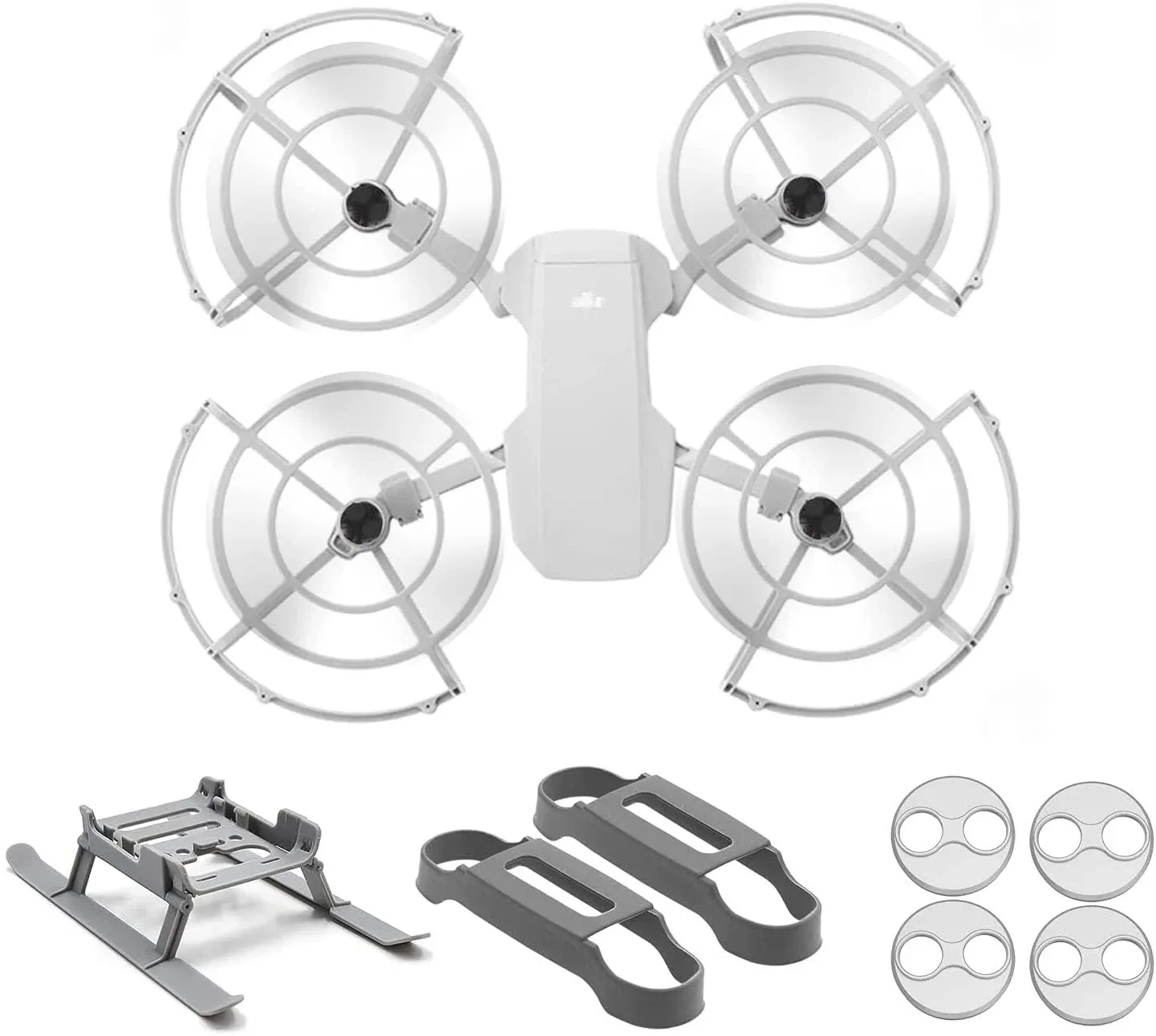 (3-In-1) Mavic Mini/Mini 2/Mini Se/Mini 2 SE 360° Propeller Guard + Landing Gear