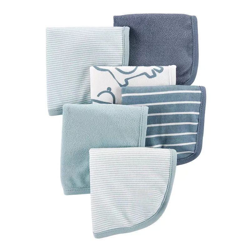 Baby Carter's 6-Pack Wash Cloths, Assorted