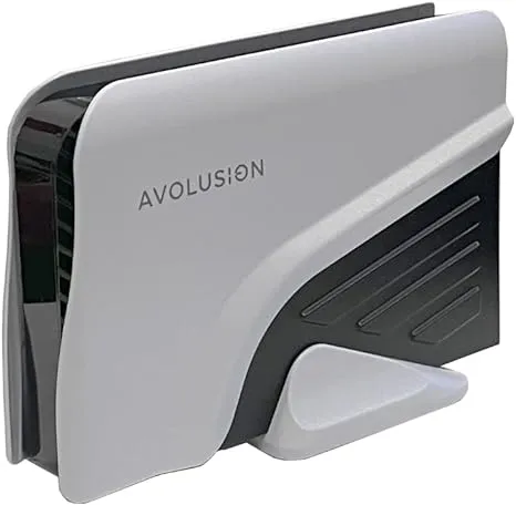 Avolusion PRO-Z Series 4TB USB 3.0 External Gaming Hard Drive for PS5 Game Console (White) - 2 Year Warranty