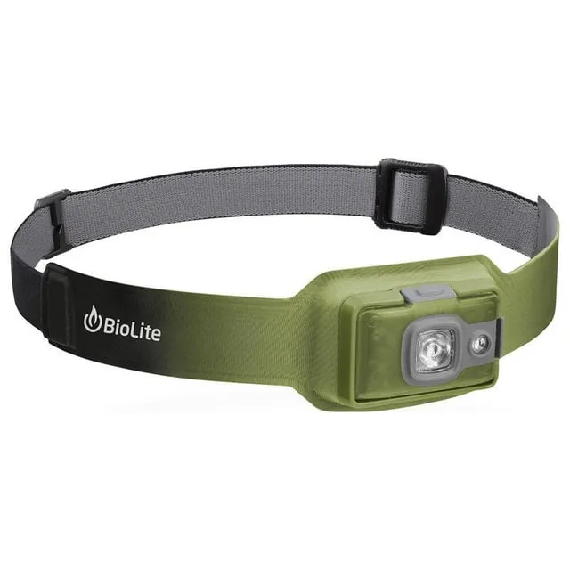 BioLite HeadLamp 200 Lumen Ultra-Lightweight USD Headlamp, Moss Green