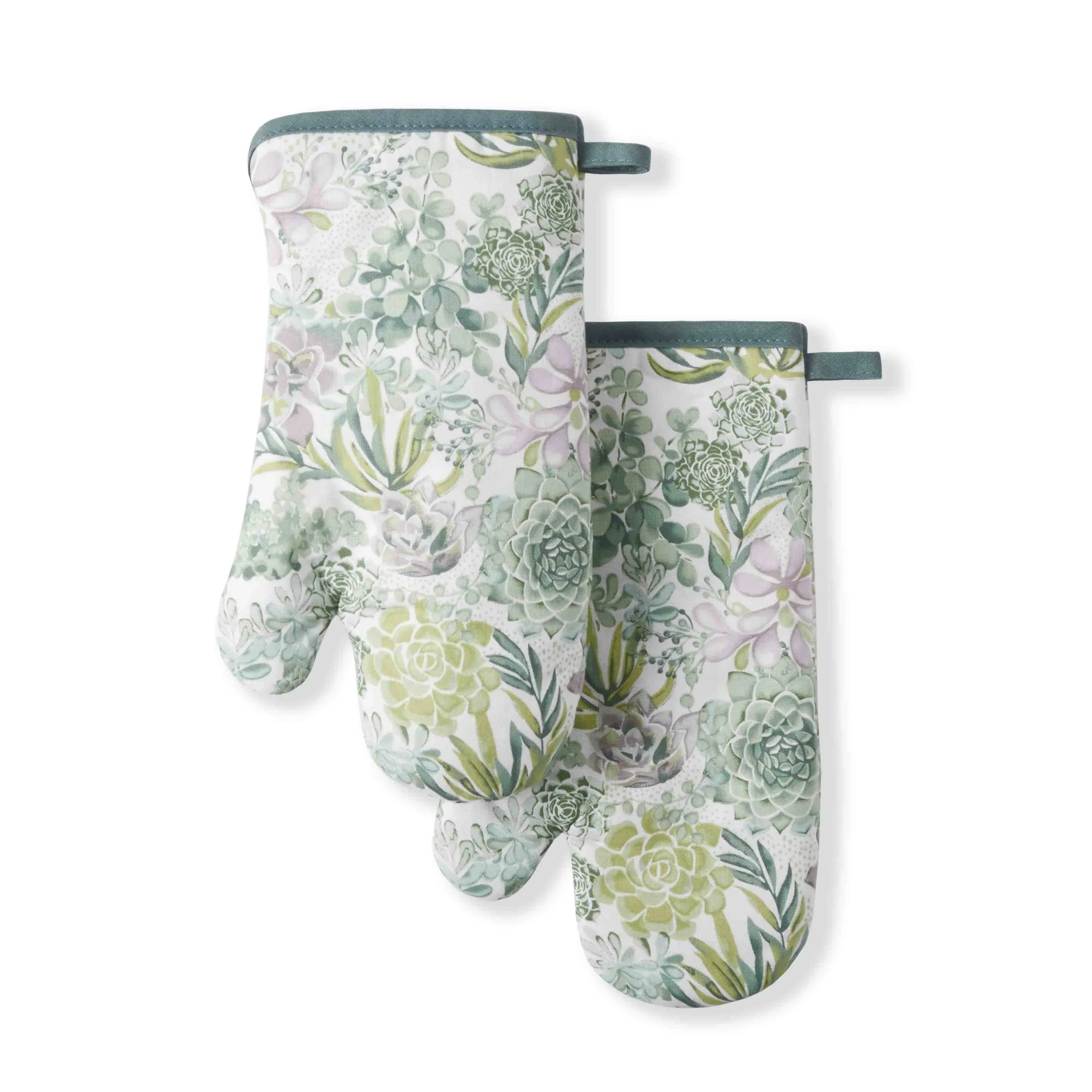 Martha Stewart Succulents Oven Mitt, Set of 2