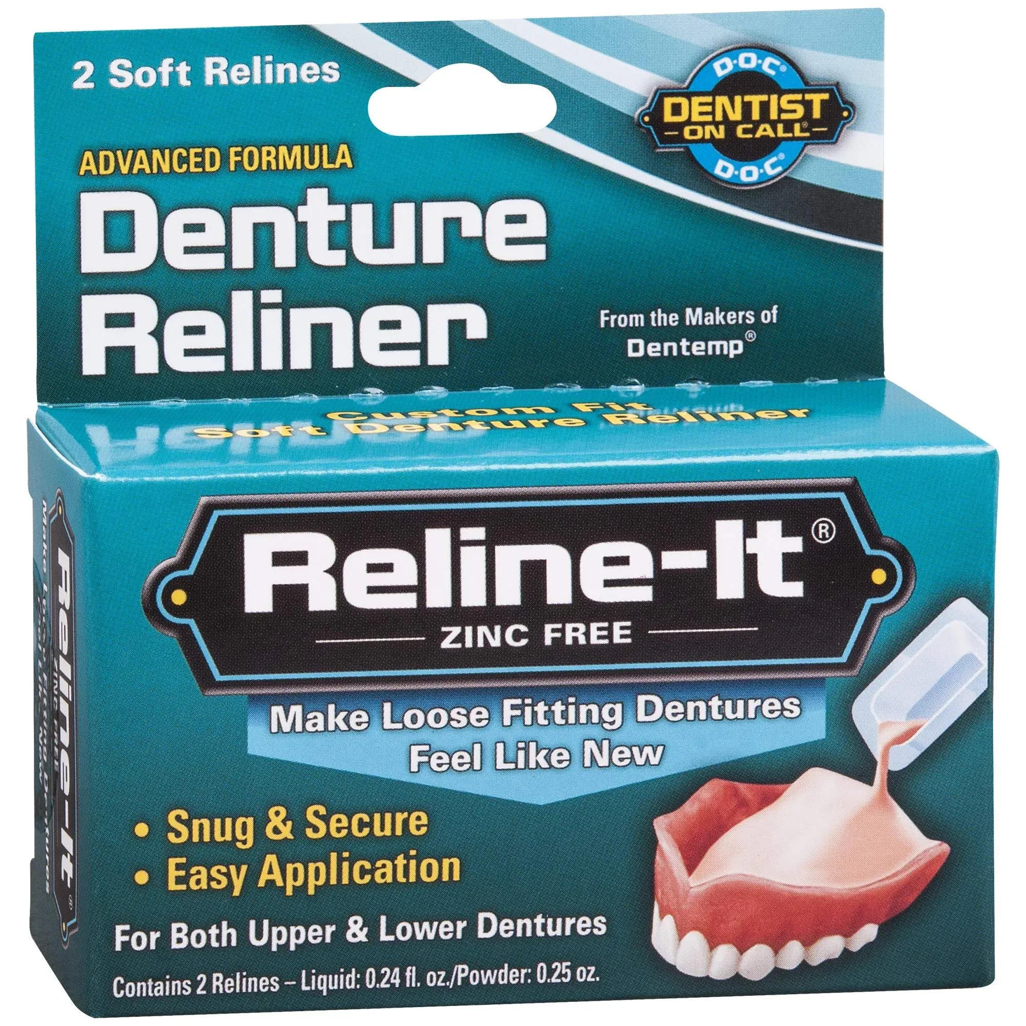 Dentemp Reline It Denture Reliner