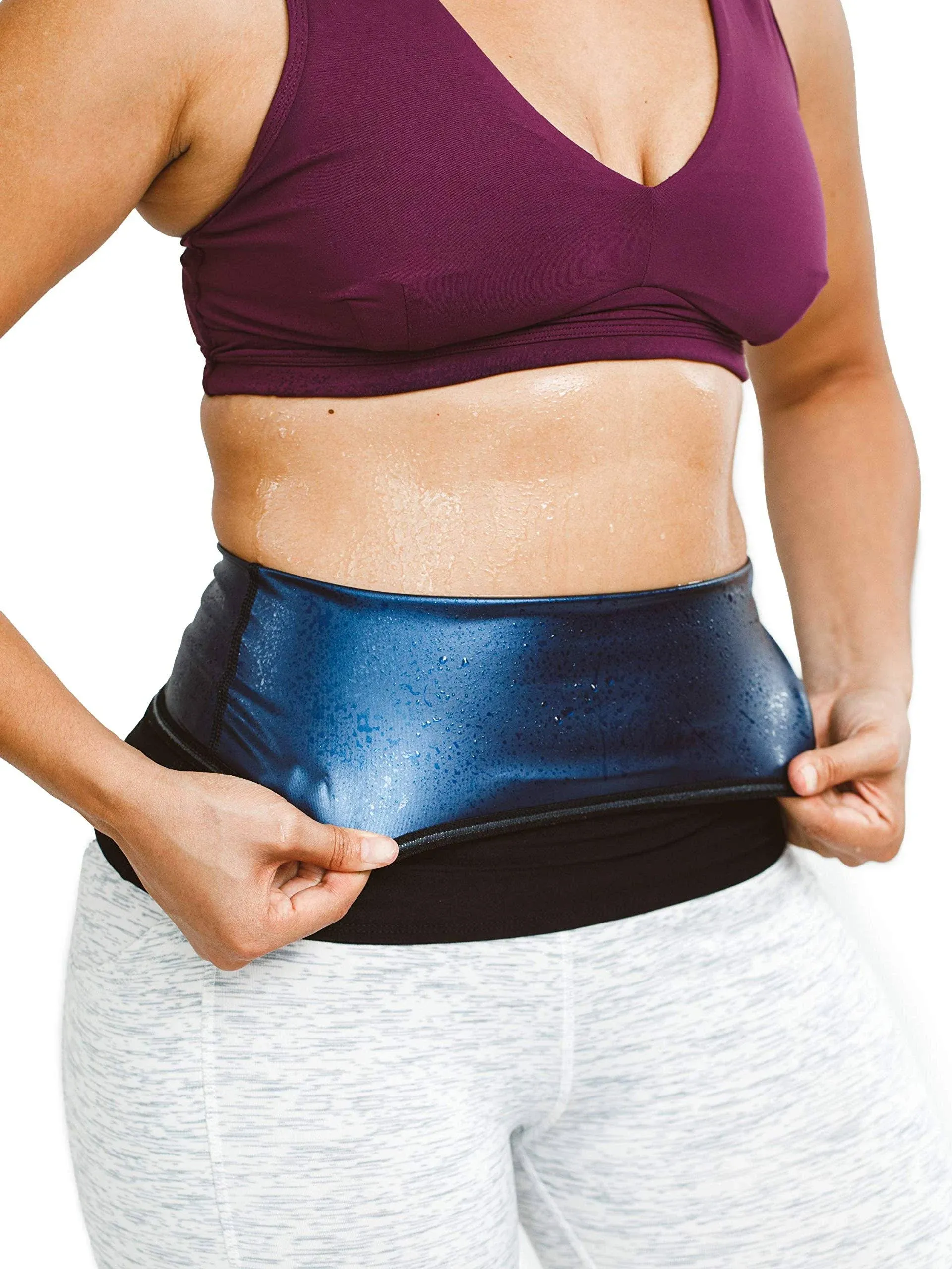 Sweat Sauna Shaper Waist Trimmer for Women Trainer Belt Neoprene-free Cincher US