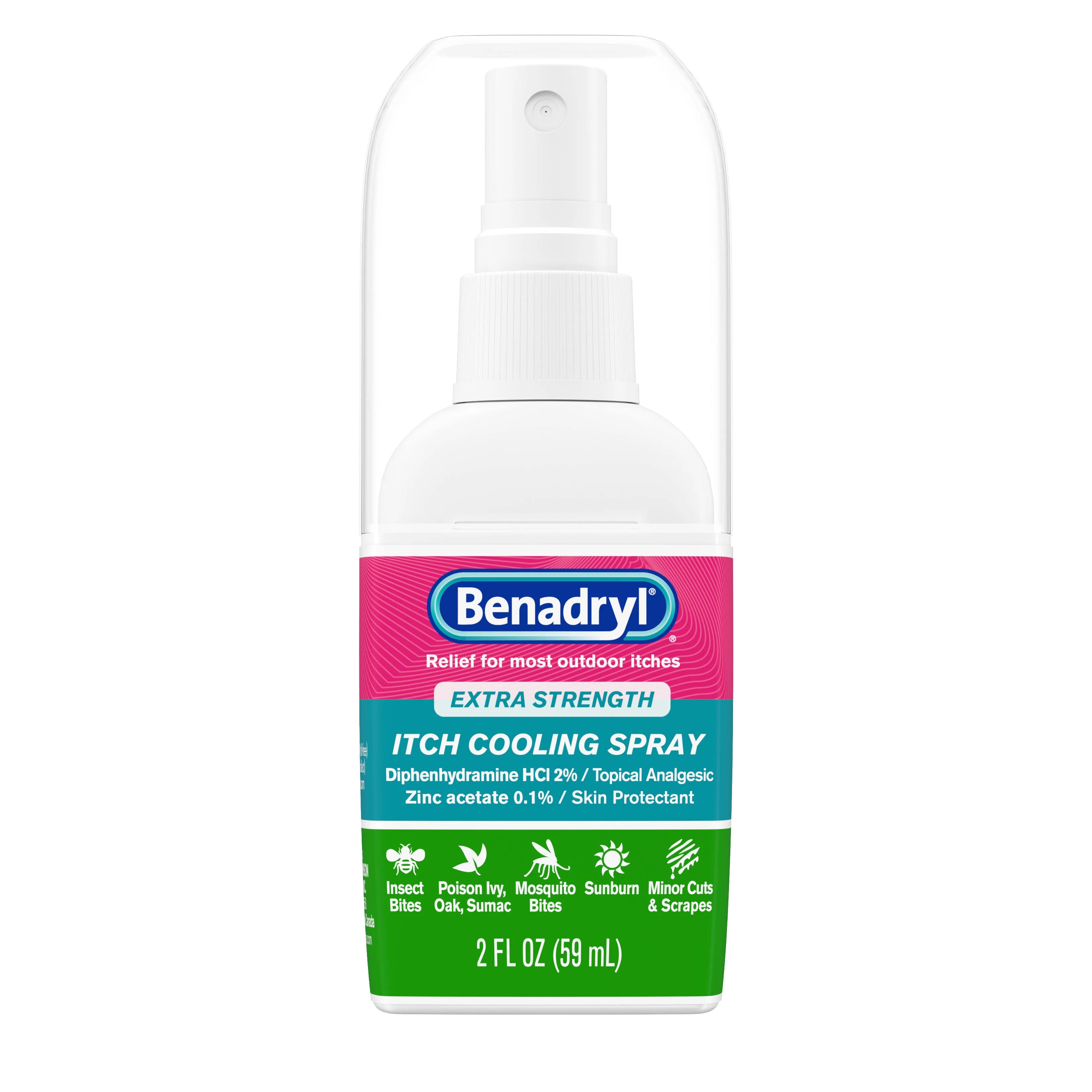 Benadryl Itch Cooling Spray, Extra Strength - 2 fl oz