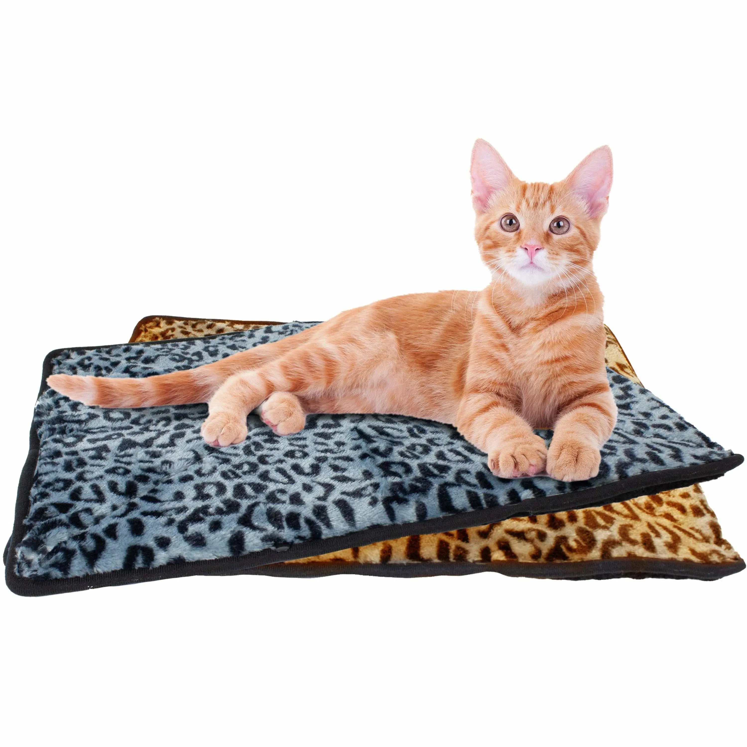 Downtown Pet Supply Thermal Cat Bed, Washable, Grey, Connectable, L