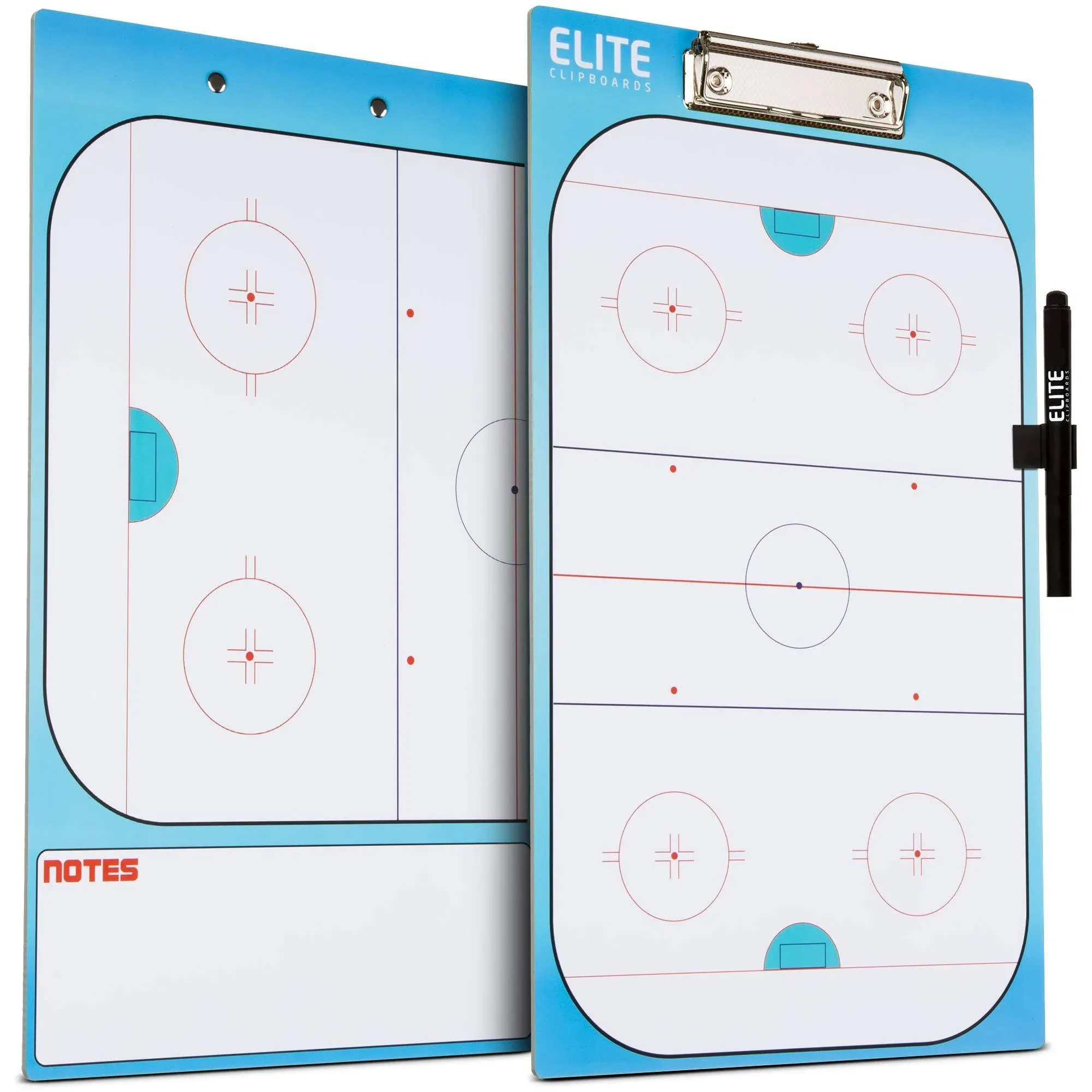 Elite Clipboards Dry Erase Coaches Clipboards Basketball, Baseball, Soccer, Football, Hockey, Volleyball, Lacrosse Hockey