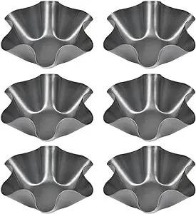 6 Packs Torta Molder Nonstick Taco Salad Bowl Pans Maker Extra Thick Steel New