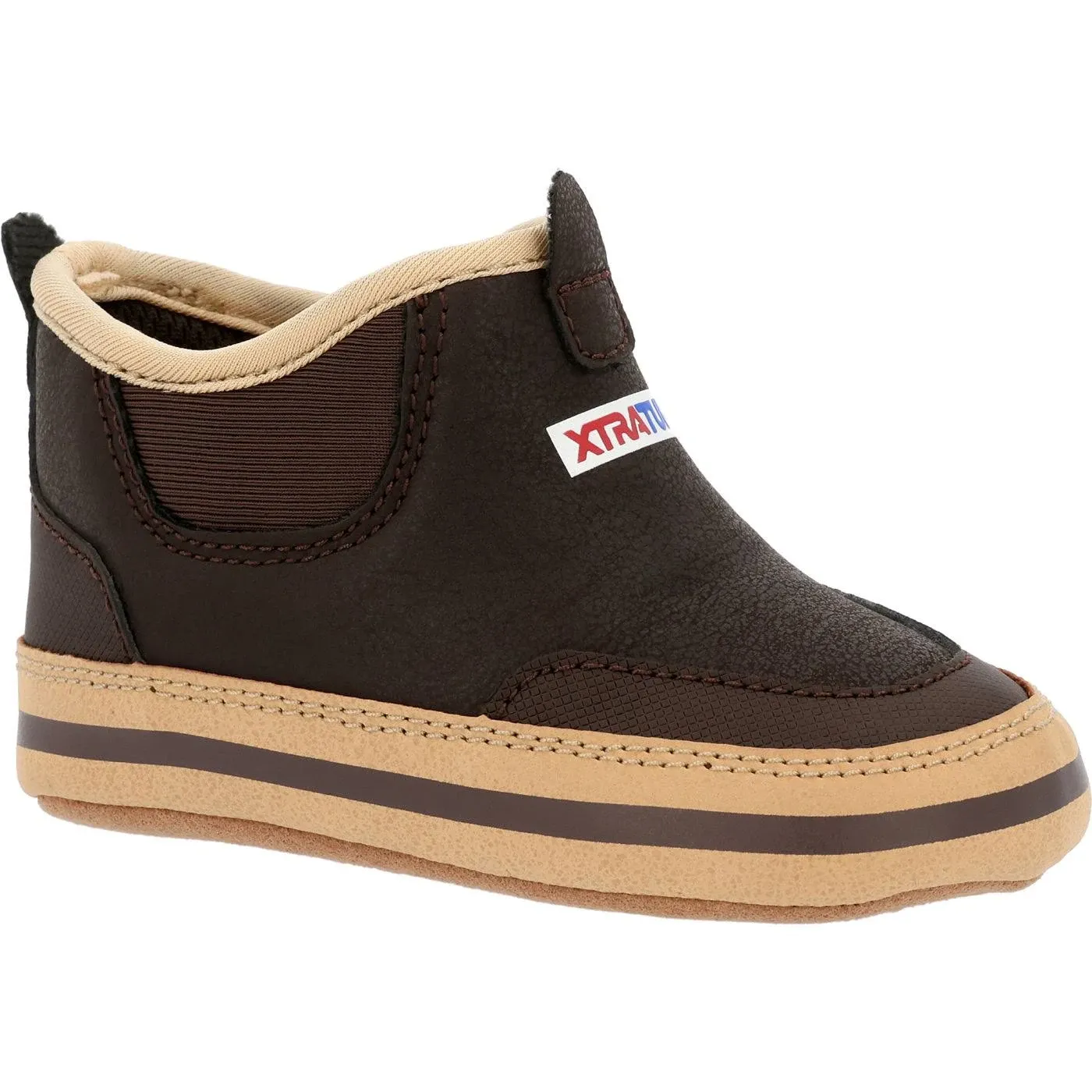 Xtratuf Infant Minnow Ankle Deck Boot, Brown, Size 6-12 Mos(M)