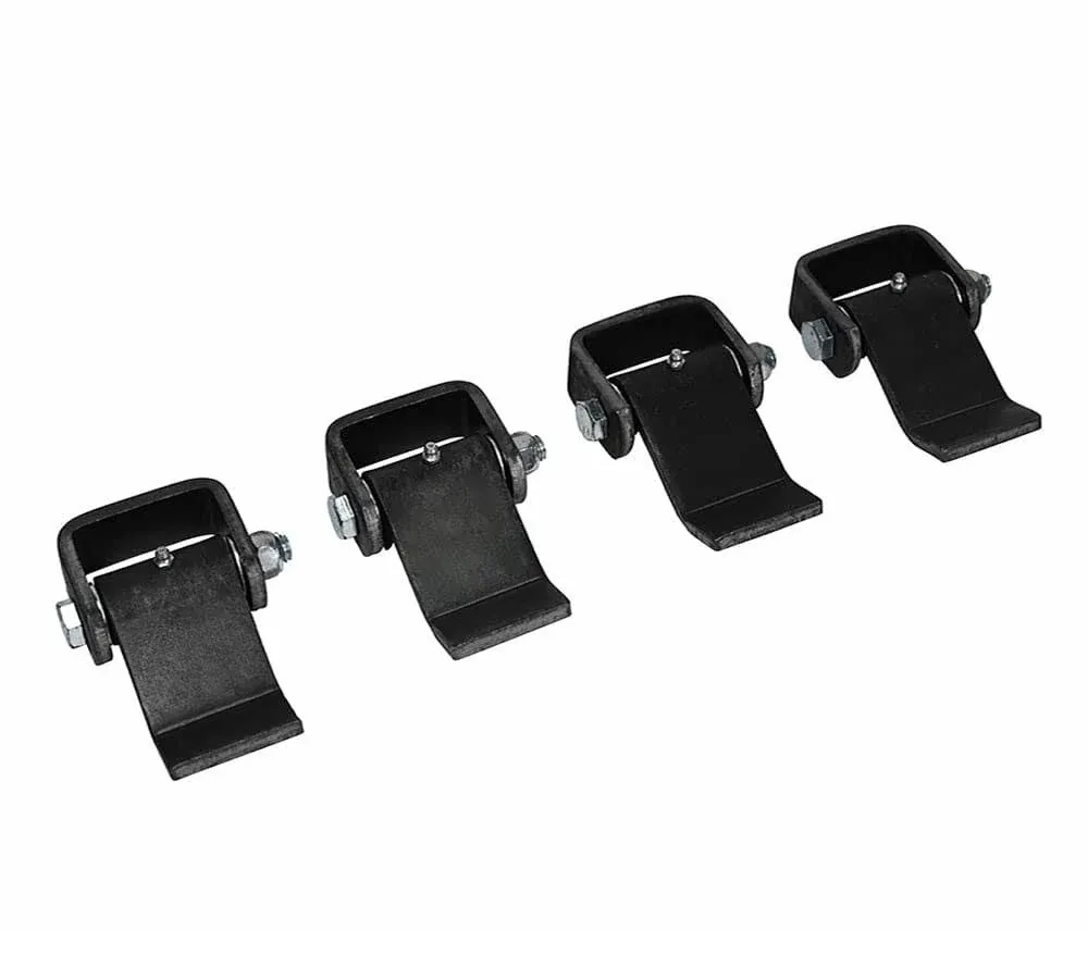 (4 Pack) Black Strap Style Short Leaf Steel Weld On Dump Trailer Door Hinge  | eBay