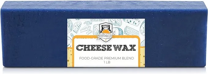 Fermentaholics Blue Cheese Wax - 1 lb. Food Grade Premium Cheesemaking Wax for Hard and Aged Cheeses – Protect and Preserve Your Cheese