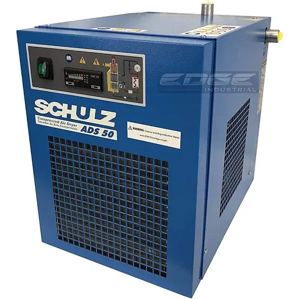 Schulz Refrigerated Air Compressor Dryer: 50-65 CFM 115 Volts ADSa50