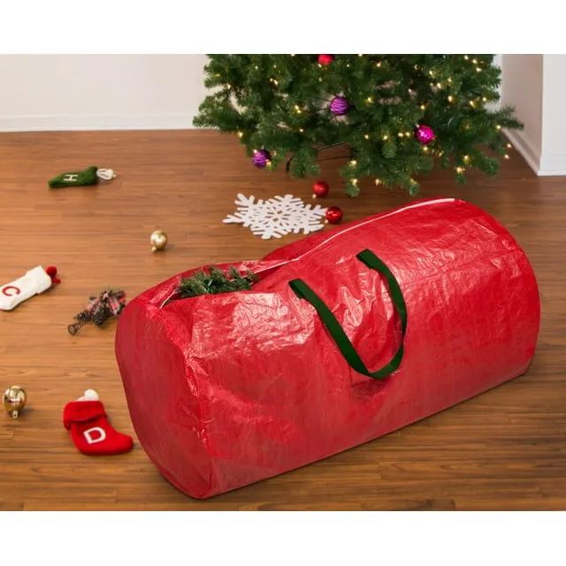 Honey-Can-Do Holiday Tree Storage Bag, Red, Large