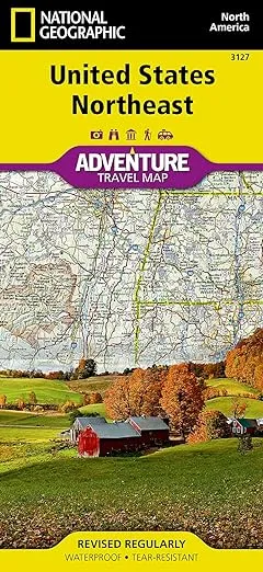 United States, Northeast Map (National Geographic Adventure Map, 3127)