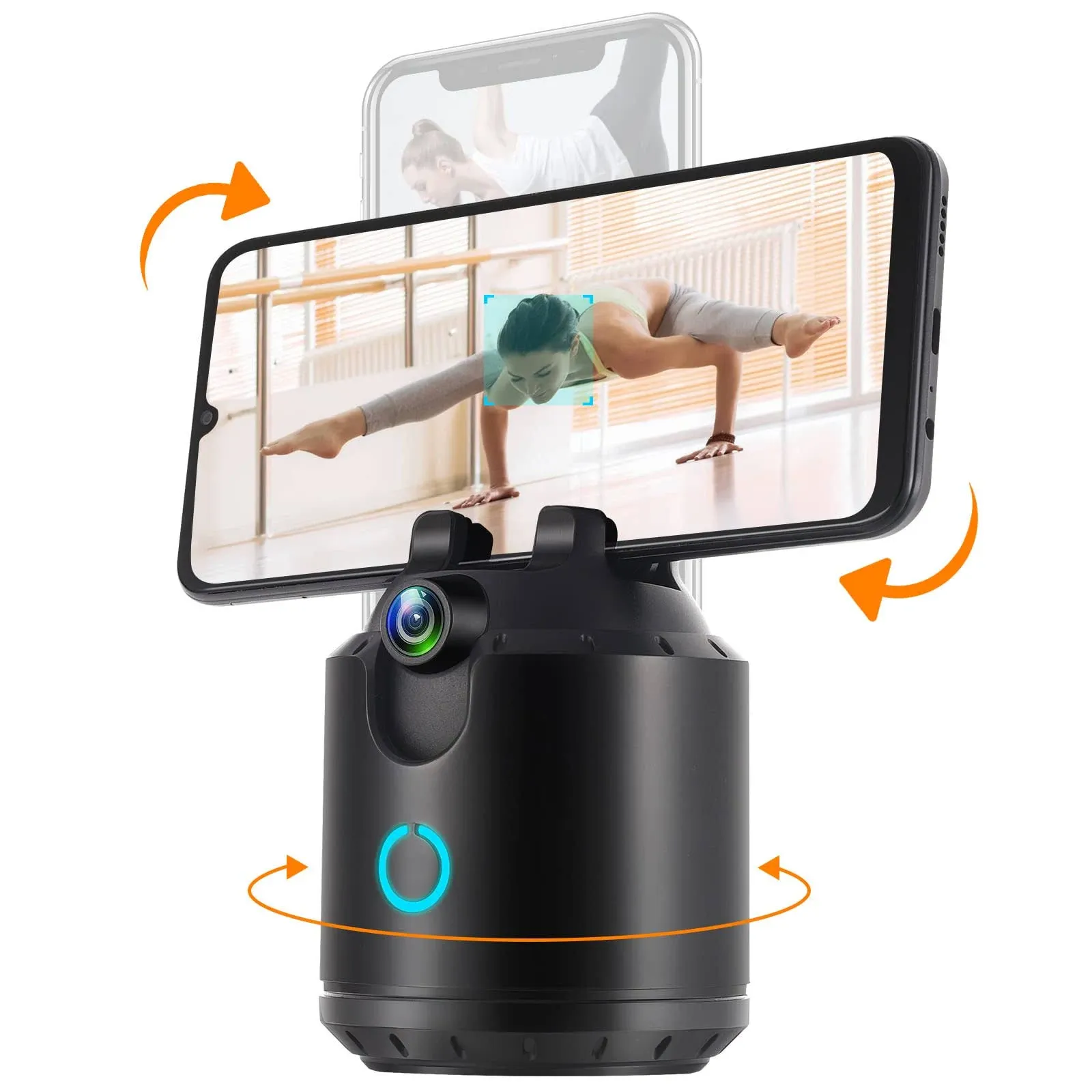 Auto Face Tracking Tripod 360° Rotating Moving Tripod for Video Recording Vlog