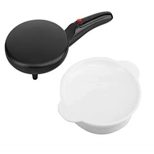 Moss & Stone Electric Crepe Maker With Auto Power Off, Portable Crepe Maker & Non-Stick Dipping Plate, ON/OFF Switch, Nonstick Coating & Automatic Temperature Control, Pan APO