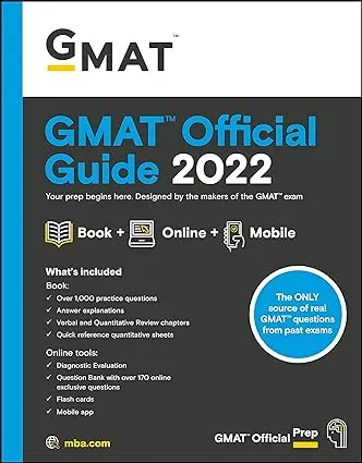 GMAT Official Guide 2022: Book + Online Question Bank