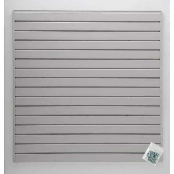 Jifram Easy Living 01000021 EasyWall Slatwall Kit, Light Gray