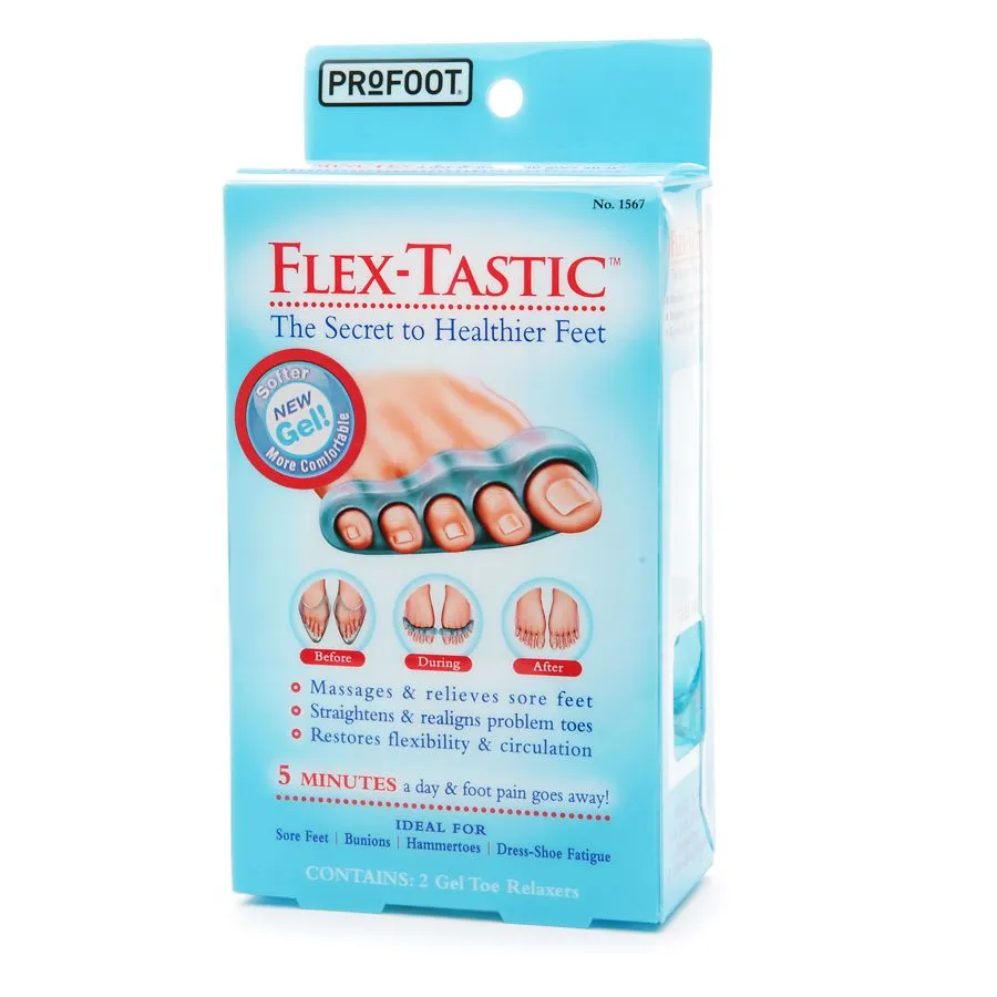 Profoot Flex-Tastic Toe Relaxers One Size 2 pc ***