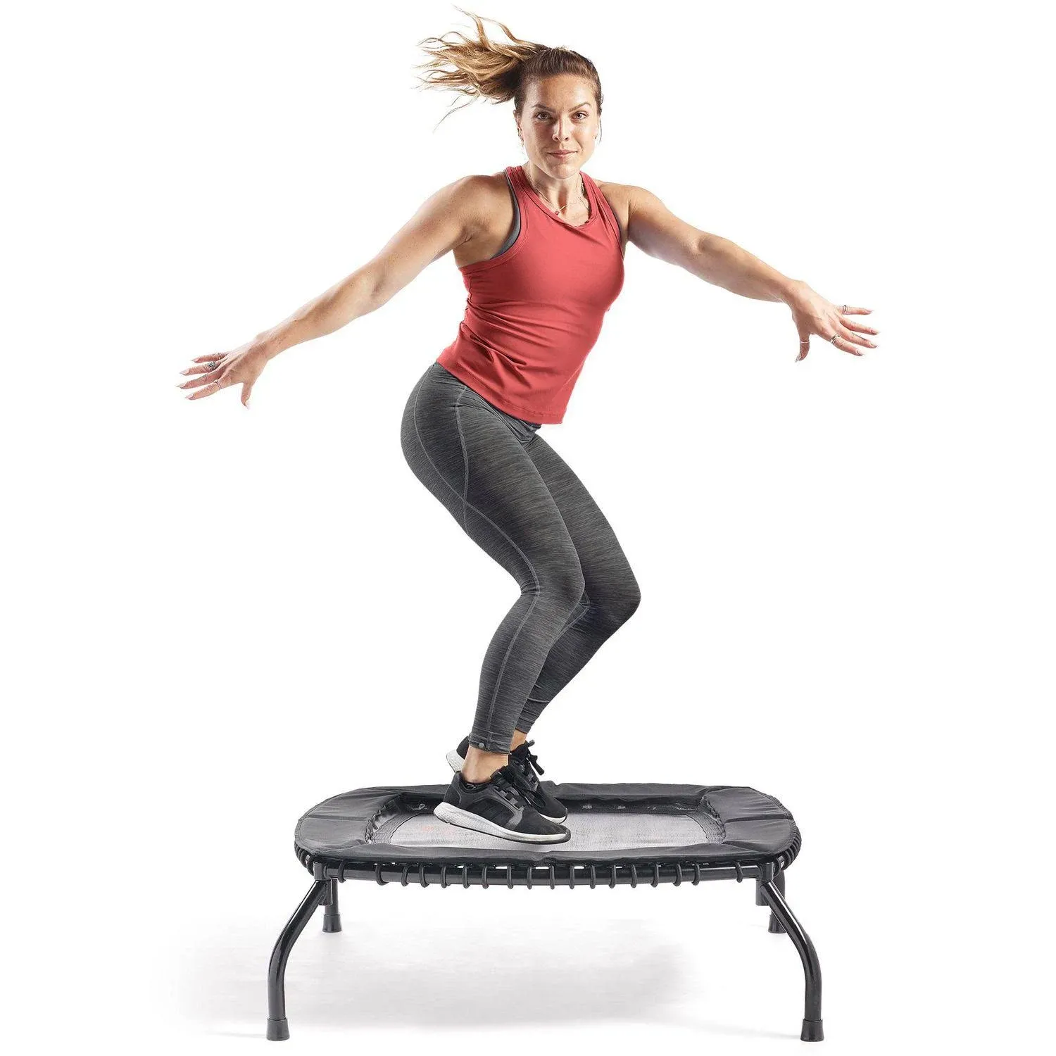 Sunny Health &amp; Fitness 40&#034; Square Trampoline - Black