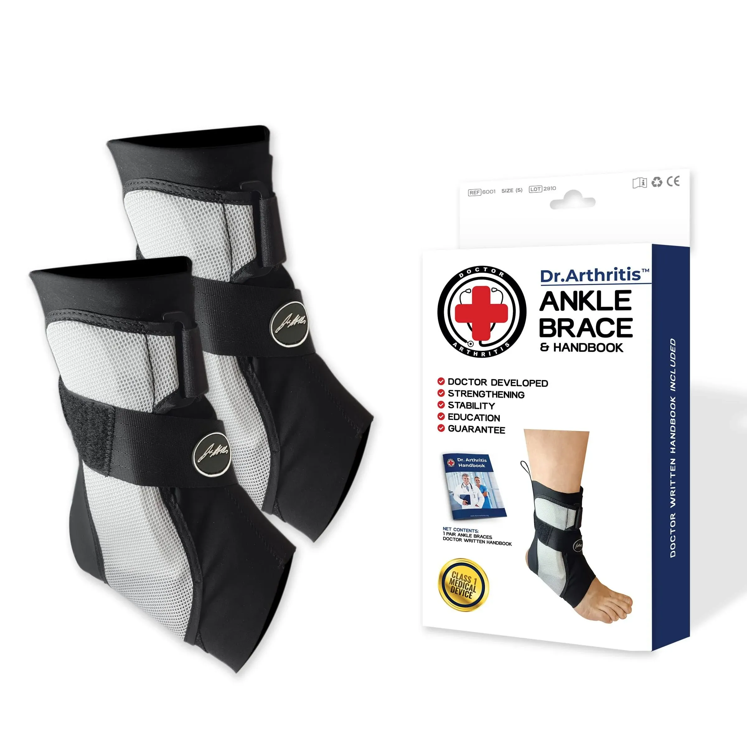 Doctor Developed Ankle Brace for Sprained Ankle Support Stabilizer Splint for...