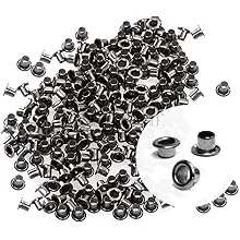 2MM Hole 200PCS Tiny Grommets Eyelets Self Backing for Bead Cores Clothes Lea...