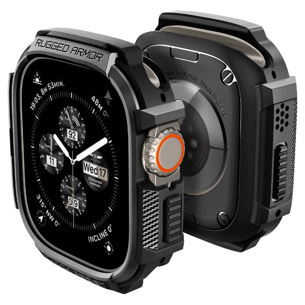 Spigen Rugged Armor Case for 49mm Apple Watch Ultra Series