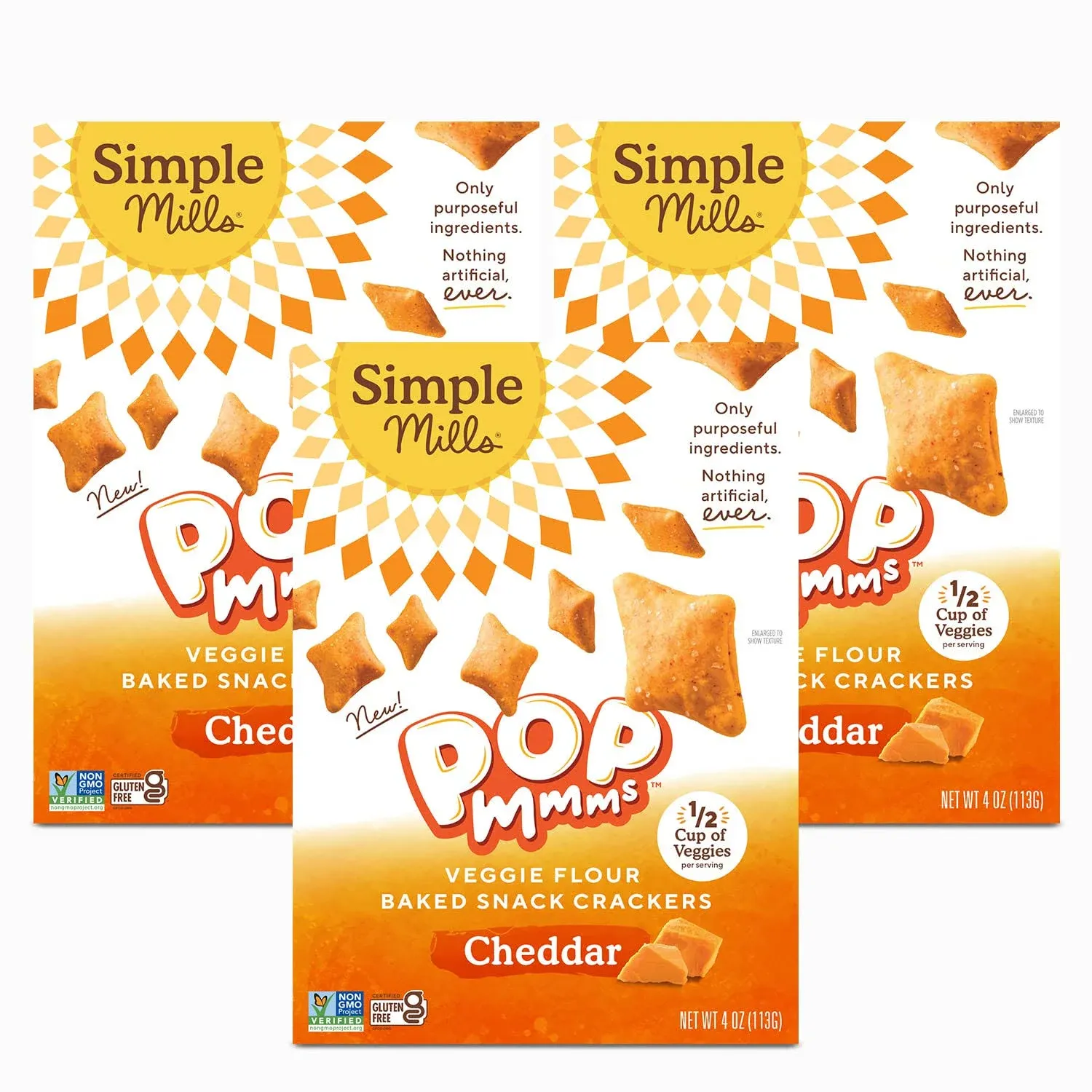 Simple Mills Pop Mmms Pizza Baked Snack Crackers