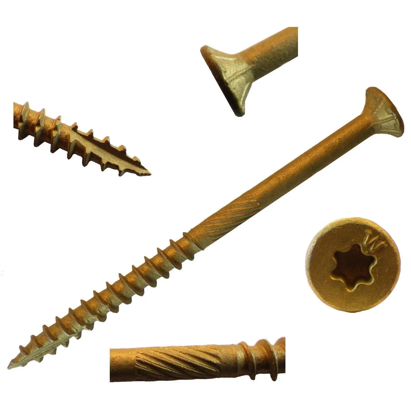 WOOD SCREWS #9 3 in.L