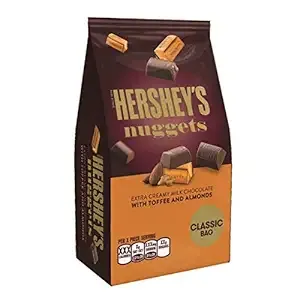 Hershey's Nuggets Extra Creamy Milk Chocolate with Toffee and Almonds Candy