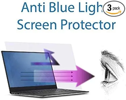 Anti Blue Light Screen Protector (3 Pack) for 14 Inches Laptop. Filter Out Blue Light and Relieve Computer Eye Strain to Help You Sleep Better