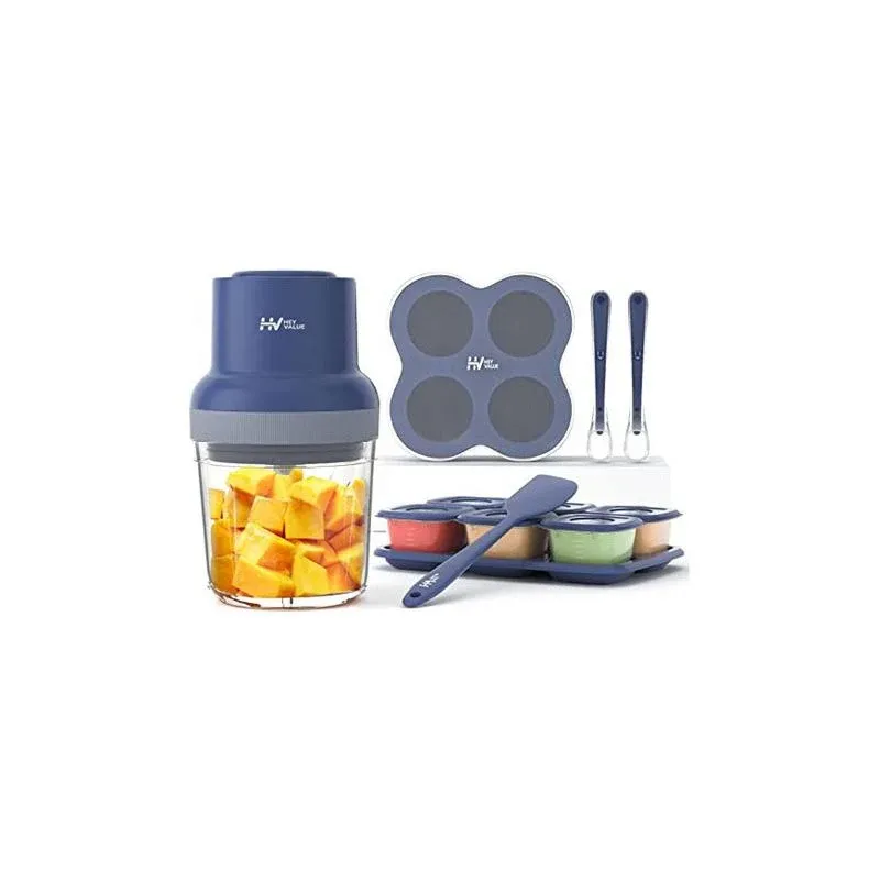  Baby Food Maker, 13-in-1 Baby Food Processor Sets, Fruit, Vegatable, Dark Blue