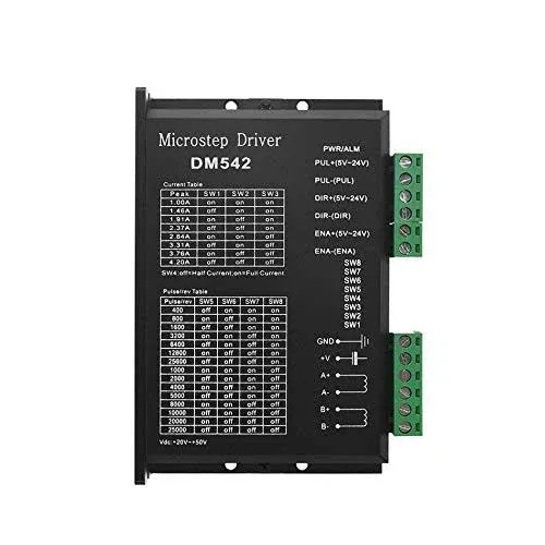 CNC Digital Microstep Driver Dm542 Stepper Motor Controller 2-Phase Digital ...