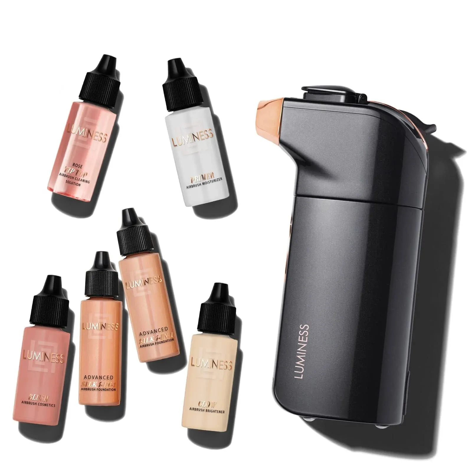 Luminess Breeze Duo Airbrush Makeup System, Medium Coverage - 9-Piece Kit ...