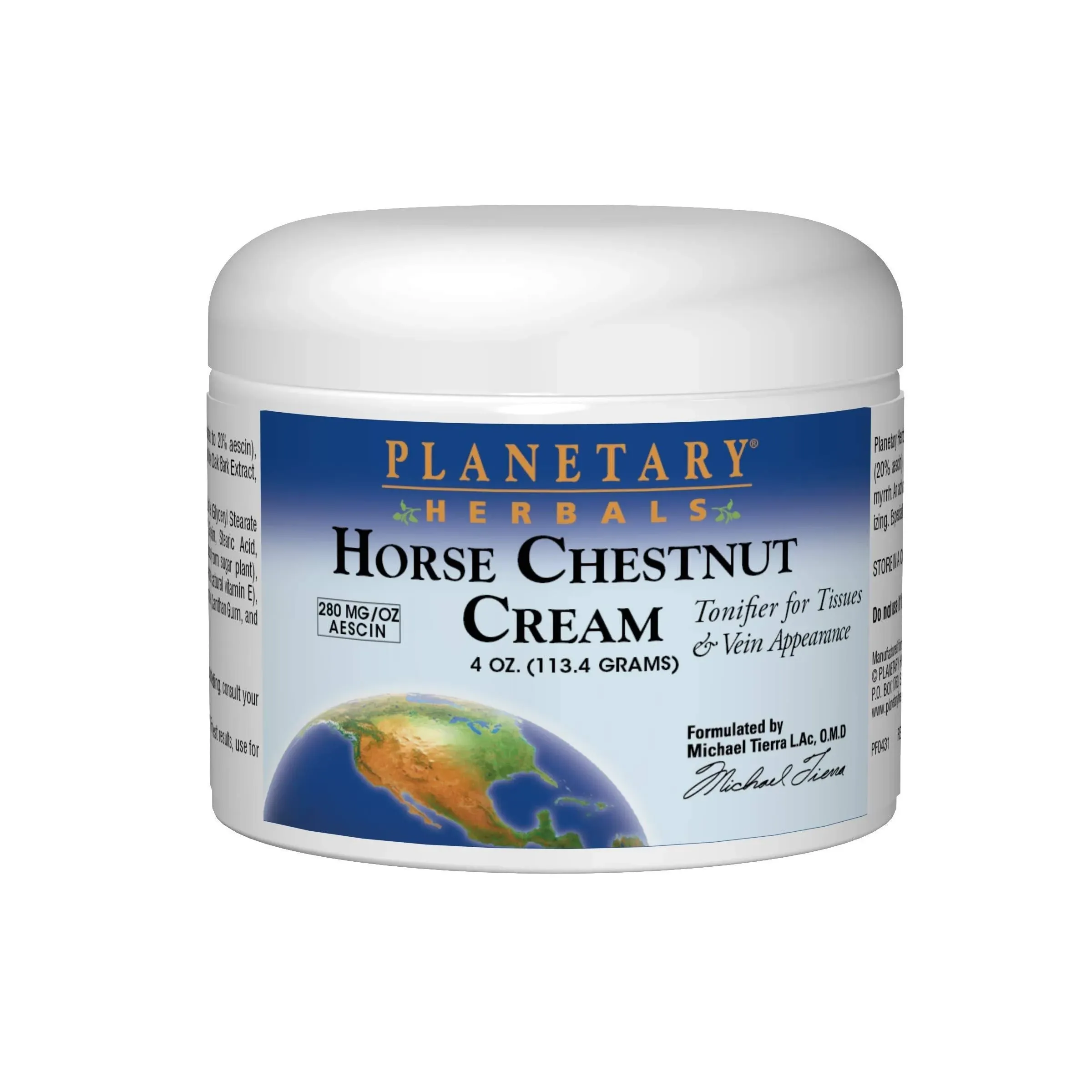 Planetary Herbals, Horse Chestnut Cream, 4 oz (113.4 g)