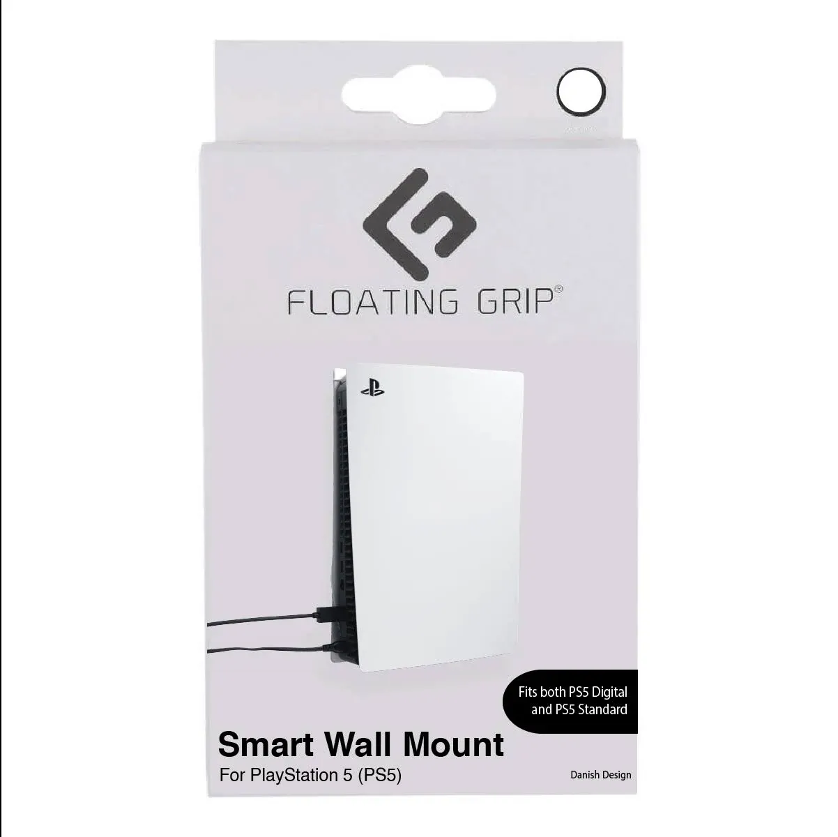 FLOATING GRIP Playstation 5 Wall Mount by FLOATING GRIP White (US IMPORT)