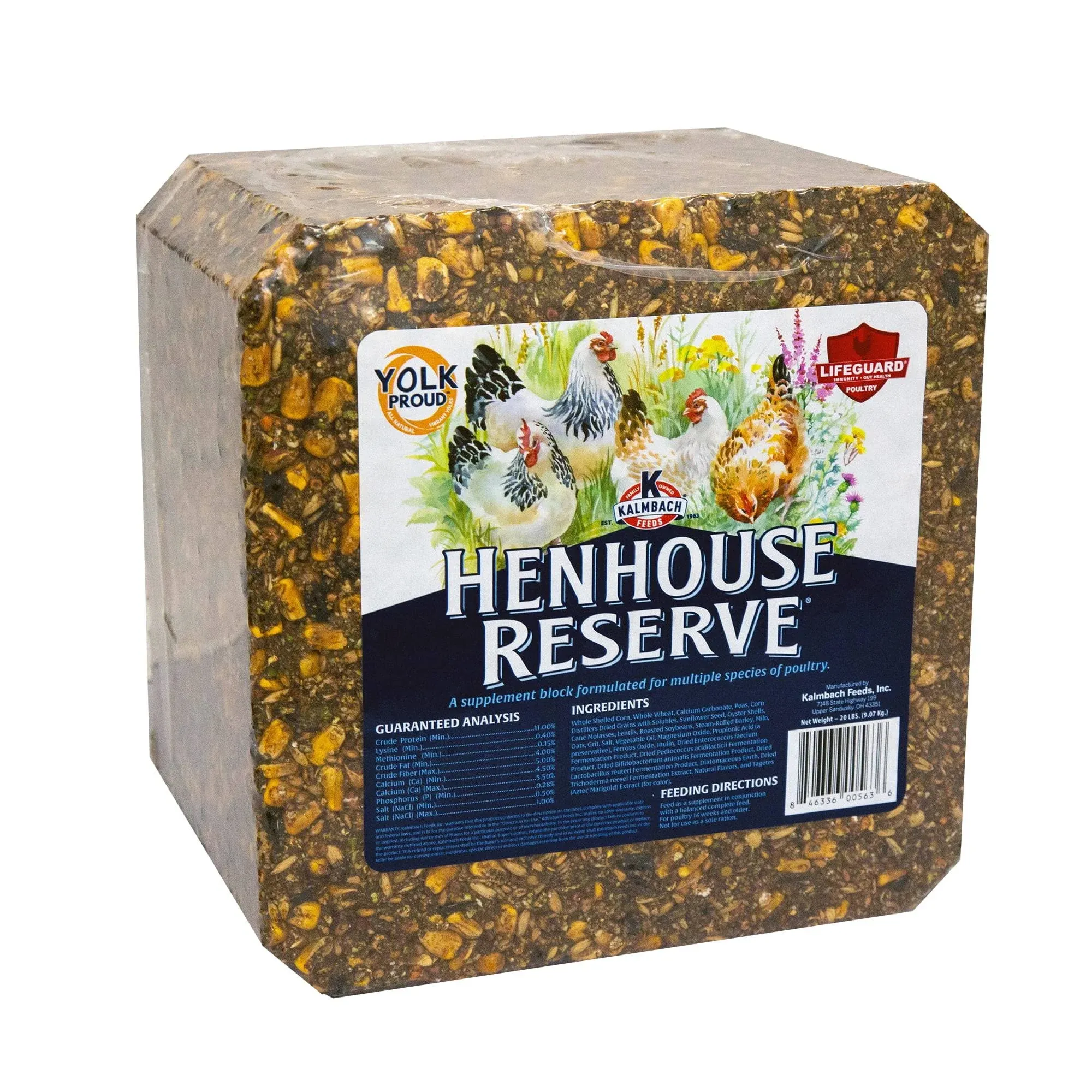 Kalmbach Feeds Henhouse Reserve Supplement Block