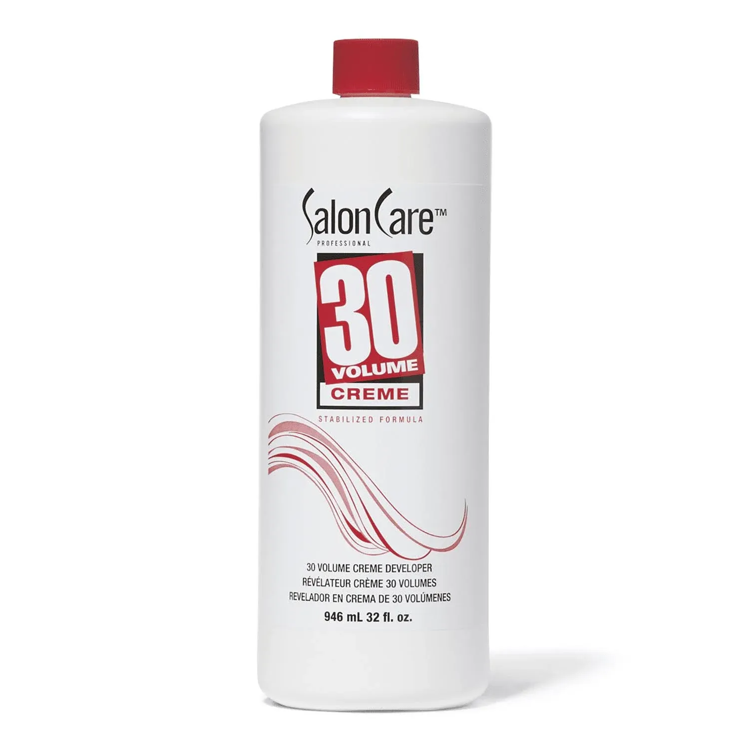 Salon Care 30 Volume Creme Developer, Extra Lift Formula, Easy to Handle Cream Consistency, 16 Ounce